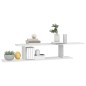 vidaXL Estante de pared para TV madera contrachapada 125x18x23 cm vidaXL Estante de pared para TV madera contrachapada 125x18x23 cm