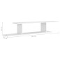 vidaXL Estante de pared para TV madera contrachapada 125x18x23 cm vidaXL Estante de pared para TV madera contrachapada 125x18x23 cm