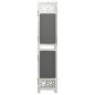 vidaXL Biombo divisor de 3 paneles de tela gris 105x165 cm vidaXL Biombo divisor de 3 paneles de tela gris 105x165 cm