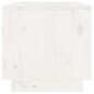 vidaXL Mueble de TV de madera maciza de pino blanco 60x35x35 cm