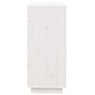 vidaXL Aparador de madera maciza de pino blanco 74x35x80 cm vidaXL Aparador de madera maciza de pino blanco 74x35x80 cm