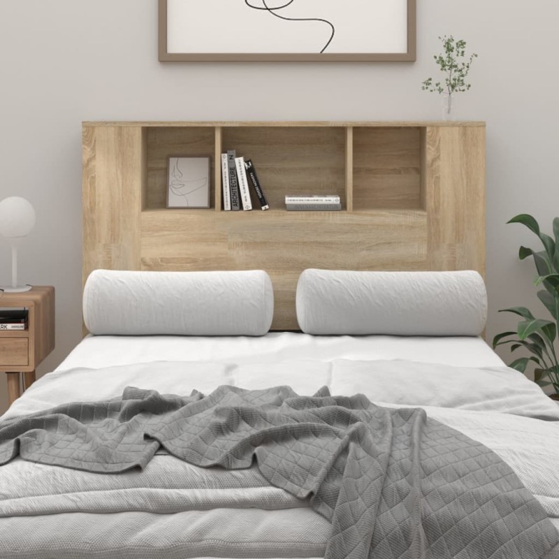 vidaXL Mueble cabecero color roble Sonoma 120x18,5x102,5 cm vidaXL Mueble cabecero color roble Sonoma 120x18,5x102,5 cm