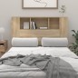 vidaXL Mueble cabecero color roble Sonoma 120x18,5x102,5 cm vidaXL Mueble cabecero color roble Sonoma 120x18,5x102,5 cm