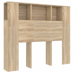 vidaXL Mueble cabecero color roble Sonoma 120x18,5x102,5 cm