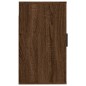 vidaXL Muebles para TV de pared 2 uds roble marrón 40x34,5x60 cm