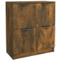 vidaXL Aparador madera contrachapada color roble ahumado 60x30x70 cm vidaXL Aparador madera contrachapada color roble ahumado 60x30x70 cm