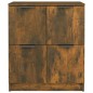 vidaXL Aparador madera contrachapada color roble ahumado 60x30x70 cm vidaXL Aparador madera contrachapada color roble ahumado 60x30x70 cm