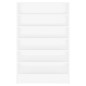 vidaXL Mueble zapatero de madera contrachapada blanco 60x35x92 cm