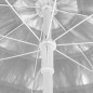 vidaXL Sombrilla de playa Hawaii blanca 240 cm vidaXL Sombrilla de playa Hawaii blanca 240 cm