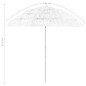 vidaXL Sombrilla de playa Hawaii blanca 240 cm vidaXL Sombrilla de playa Hawaii blanca 240 cm