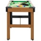 vidaXL Mesa de billar de 4 pies marrón 122x61x76 cm vidaXL Mesa de billar de 4 pies marrón 122x61x76 cm