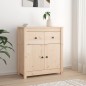 vidaXL Aparador de madera maciza de pino 70x35x80 cm vidaXL Aparador de madera maciza de pino 70x35x80 cm