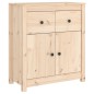 vidaXL Aparador de madera maciza de pino 70x35x80 cm vidaXL Aparador de madera maciza de pino 70x35x80 cm