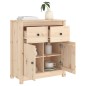 vidaXL Aparador de madera maciza de pino 70x35x80 cm vidaXL Aparador de madera maciza de pino 70x35x80 cm