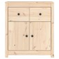 vidaXL Aparador de madera maciza de pino 70x35x80 cm vidaXL Aparador de madera maciza de pino 70x35x80 cm