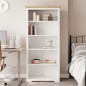 vidaXL Librería BODO 5 estantes madera maciza pino marrón 80x38x180 cm vidaXL Librería BODO 5 estantes madera maciza pino marrón 80x38x180 cm