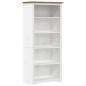 vidaXL Librería BODO 5 estantes madera maciza pino marrón 80x38x180 cm vidaXL Librería BODO 5 estantes madera maciza pino marrón 80x38x180 cm