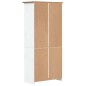 vidaXL Librería BODO 5 estantes madera maciza pino marrón 80x38x180 cm vidaXL Librería BODO 5 estantes madera maciza pino marrón 80x38x180 cm