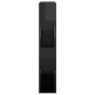 vidaXL Estantería/divisor de espacios negro brillo 100x24x124 cm vidaXL Estantería/divisor de espacios negro brillo 100x24x124 cm