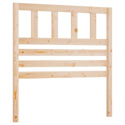 vidaXL Cabecero de cama madera maciza de pino 96x4x100 cm
