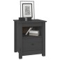 vidaXL Mesitas de noche 2 uds madera maciza de pino gris 40x35x49 cm vidaXL Mesitas de noche 2 uds madera maciza de pino gris 40x35x49 cm