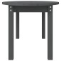 vidaXL Mesa de centro de madera maciza de pino gris 110x55x45 cm vidaXL Mesa de centro de madera maciza de pino gris 110x55x45 cm