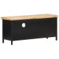 vidaXL Mueble para TV de madera maciza de mango rugosa 90x30x41 cm