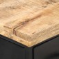 vidaXL Mueble para TV de madera maciza de mango rugosa 90x30x41 cm