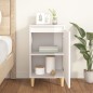 vidaXL Mesita de noche madera contrachapada blanco brillo 40x35x70 cm vidaXL Mesita de noche madera contrachapada blanco brillo 40x35x70 cm