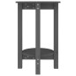 vidaXL Mesa de centro de madera maciza de pino gris Ø40x60 cm vidaXL Mesa de centro de madera maciza de pino gris Ø40x60 cm