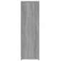 vidaXL Armario de baño madera contrachapada gris Sonoma 30x30x95 cm