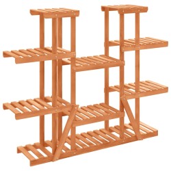vidaXL Soporte para flores de madera maciza abeto 110x25x110,5 cm