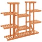 vidaXL Soporte para flores de madera maciza abeto 110x25x110,5 cm vidaXL Soporte para flores de madera maciza abeto 110x25x110,5 cm