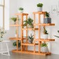vidaXL Soporte para flores de madera maciza abeto 110x25x110,5 cm vidaXL Soporte para flores de madera maciza abeto 110x25x110,5 cm