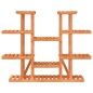vidaXL Soporte para flores de madera maciza abeto 110x25x110,5 cm vidaXL Soporte para flores de madera maciza abeto 110x25x110,5 cm