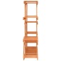 vidaXL Soporte para flores de madera maciza abeto 110x25x110,5 cm vidaXL Soporte para flores de madera maciza abeto 110x25x110,5 cm
