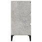 vidaXL Aparador de madera contrachapada gris hormigón 60x35x70 cm vidaXL Aparador de madera contrachapada gris hormigón 60x35x70 cm