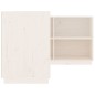 vidaXL Escritorio de madera maciza de pino blanco 110x50x75 cm vidaXL Escritorio de madera maciza de pino blanco 110x50x75 cm