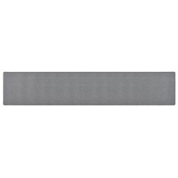 vidaXL Alfombra de pasillo gris oscuro 50x300 cm