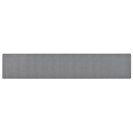 vidaXL Alfombra de pasillo gris oscuro 50x300 cm