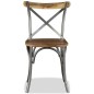 vidaXL Sillas de comedor 2 unidades madera maciza de mango vidaXL Sillas de comedor 2 unidades madera maciza de mango