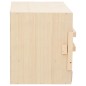 vidaXL Ponedero para gallinas 2 compartimentos madera pino 63x40x45 cm vidaXL Ponedero para gallinas 2 compartimentos madera pino 63x40x45 cm
