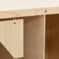 vidaXL Ponedero para gallinas 2 compartimentos madera pino 63x40x45 cm vidaXL Ponedero para gallinas 2 compartimentos madera pino 63x40x45 cm
