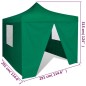vidaXL Cenador plegable verde con 4 paredes 3x3 m vidaXL Cenador plegable verde con 4 paredes 3x3 m