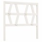 vidaXL Cabecero de cama madera maciza de pino blanco 96x4x100 cm vidaXL Cabecero de cama madera maciza de pino blanco 96x4x100 cm