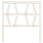 vidaXL Cabecero de cama madera maciza de pino blanco 96x4x100 cm vidaXL Cabecero de cama madera maciza de pino blanco 96x4x100 cm