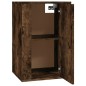 vidaXL Muebles para TV de pared 2 uds roble ahumado 40x34,5x60 cm vidaXL Muebles para TV de pared 2 uds roble ahumado 40x34,5x60 cm
