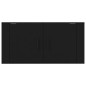vidaXL Mueble para TV de pared negro 80x34,5x40 cm vidaXL Mueble para TV de pared negro 80x34,5x40 cm