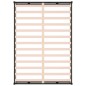 vidaXL Estructura cama madera maciza negra 140x190 cm vidaXL Estructura cama madera maciza negra 140x190 cm