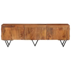 vidaXL Mueble para TV de madera maciza de mango 140x30x46 cm